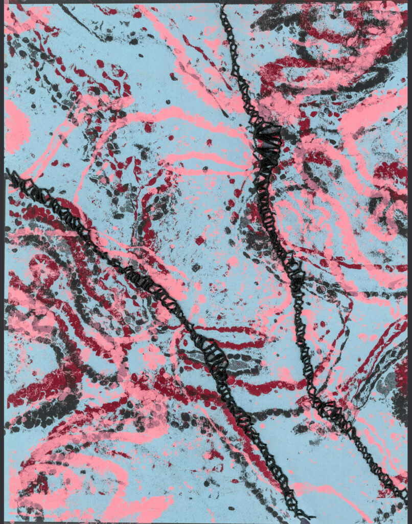 etching, linocut, silkscreen, soap ground, sugar lift, print