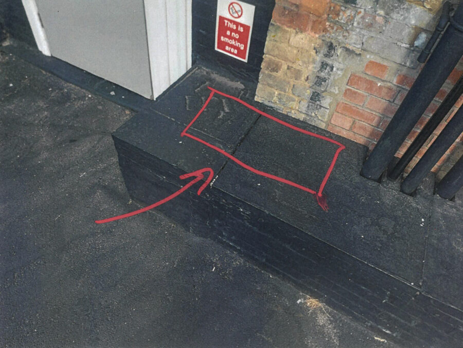 performance, action, sculpture, csm, ual, archway, theft, Caution! Body Parts Are Being Stolen Here
